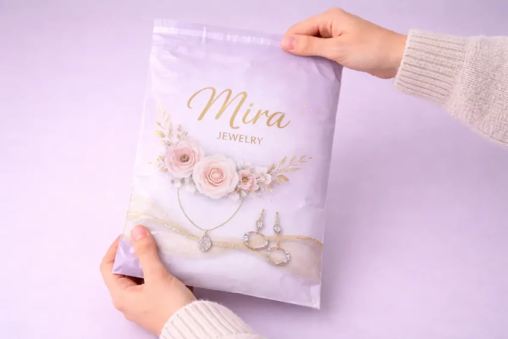 bantlı baskılı kargo poşeti özel baskılı yapışkanlı gönderi poşeti e ticaret paketleme poşeti logo baskılı kargo poşeti