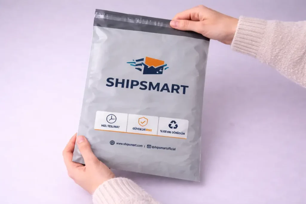 baskılı cepli kargo poşeti fatura cepli baskılı gönderi poşeti e ticaret baskılı kargo poşeti