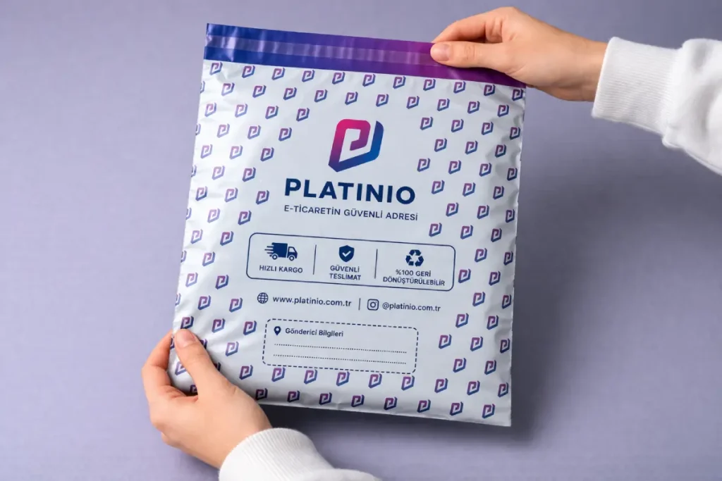 e ticaret gönderi poşeti yapışkanlı kargo poşeti bantlı gönderi poşeti e ticaret paketleme poşeti dayanıklı kargo poşeti