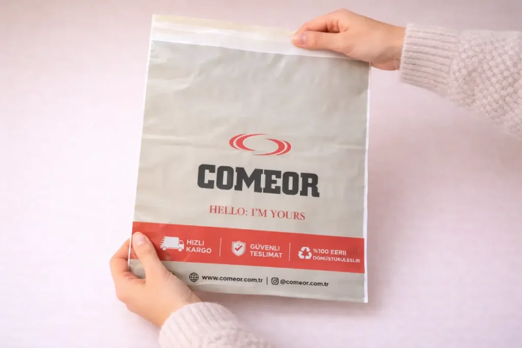 e ticaret kargo gönderi poşeti bantlı yapışkanlı gönderi poşeti e ticaret paketleme poşeti dayanıklı kargo poşeti